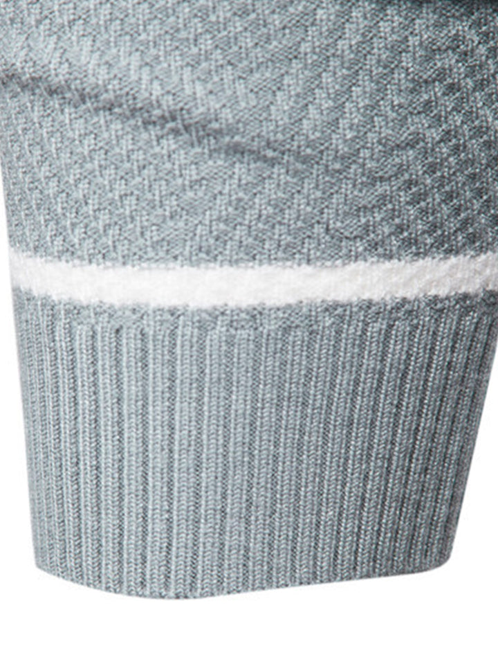 Stripe trui met ronde hals