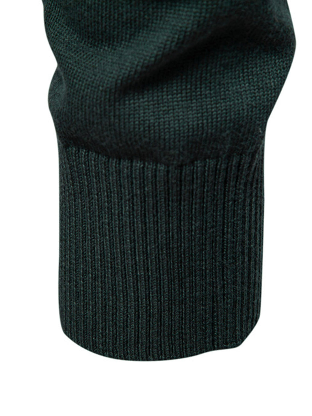 Stripe trui met kwartrits