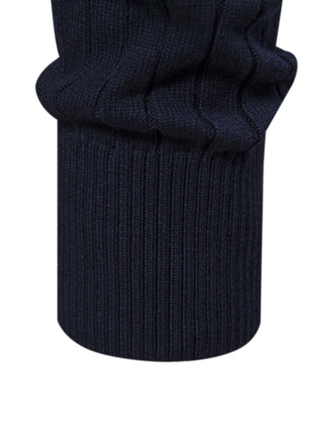 Stripe trui met kwartrits