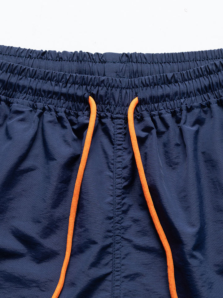 Island Sailing Print Knop-Up Shirt & Zwemshorts