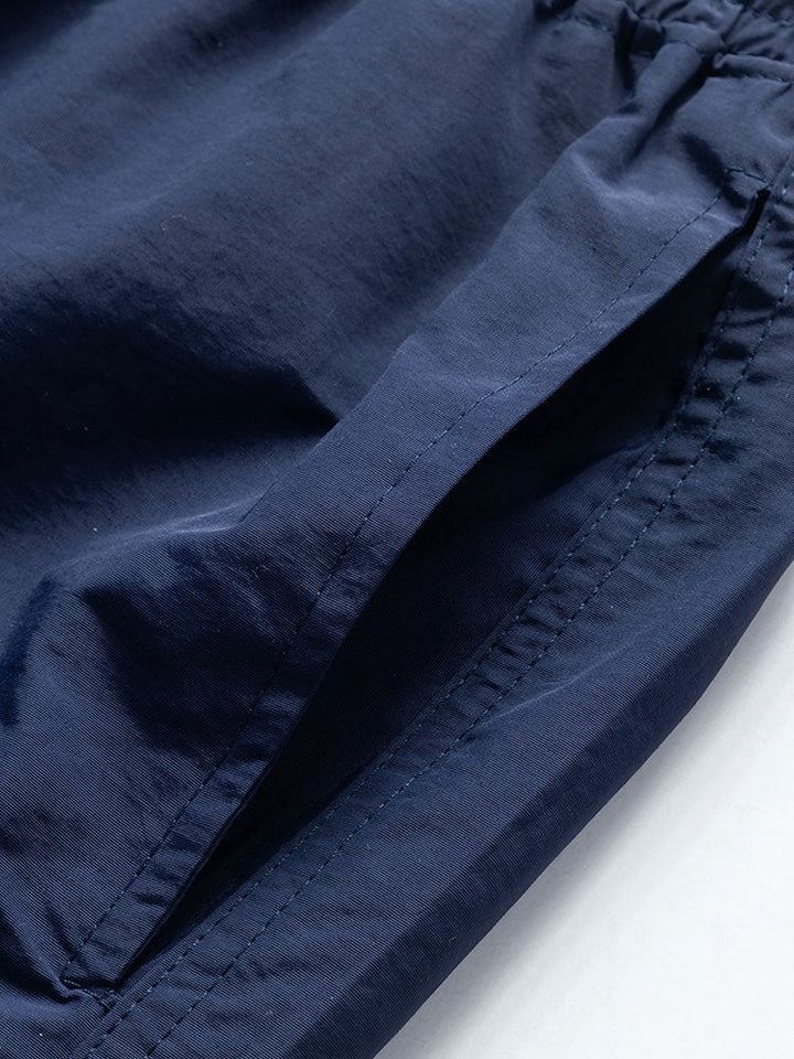 Island Sailing Print Knop-Up Shirt & Zwemshorts