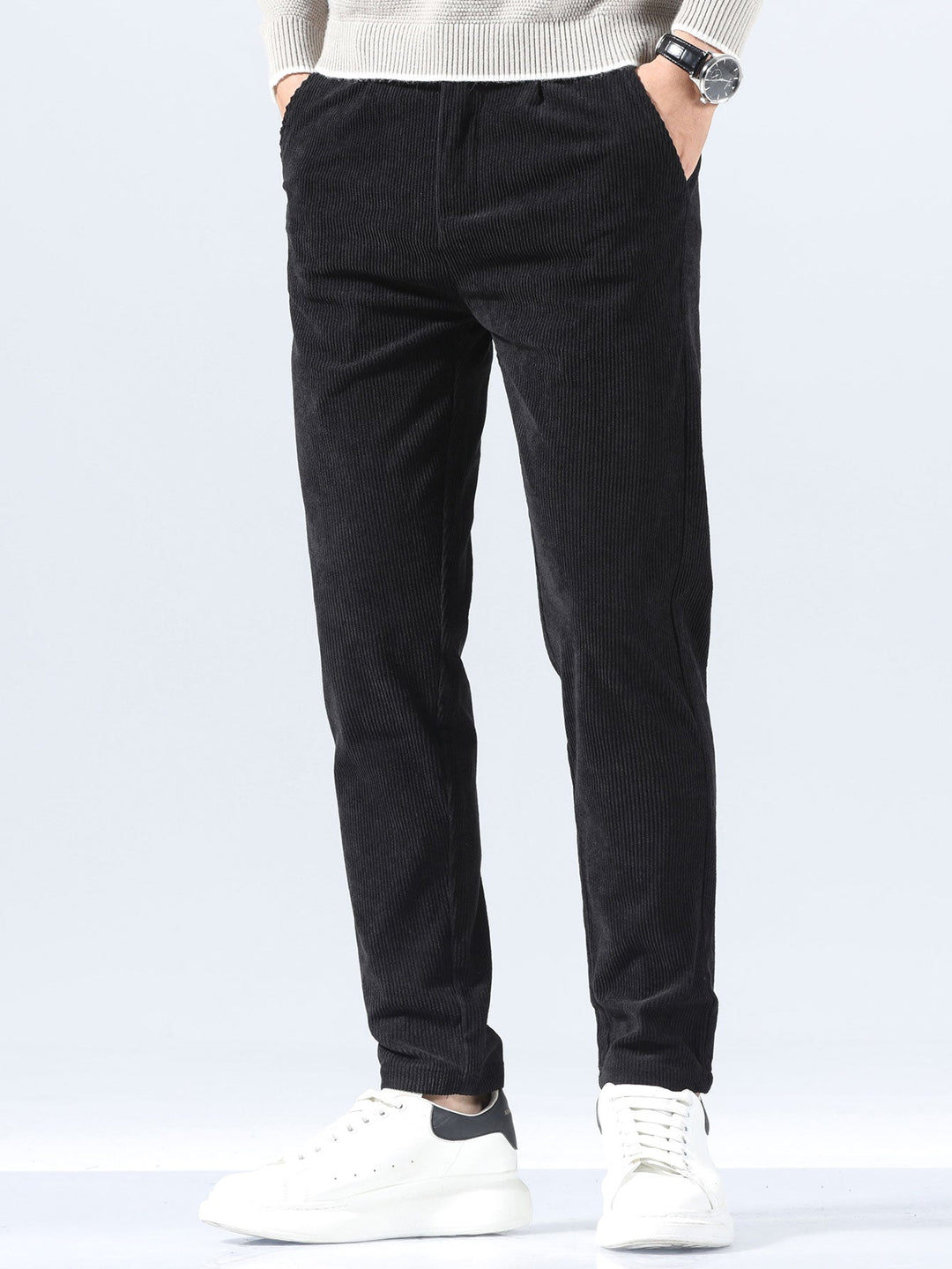 Slim Fit Corduroy Broek