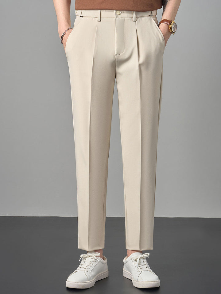 Slim Fit taps toelopende Naples broek