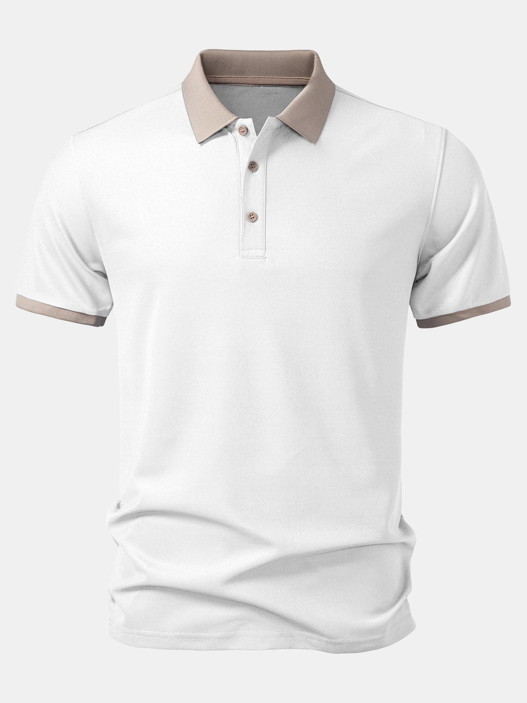 Contrast Collar Polo