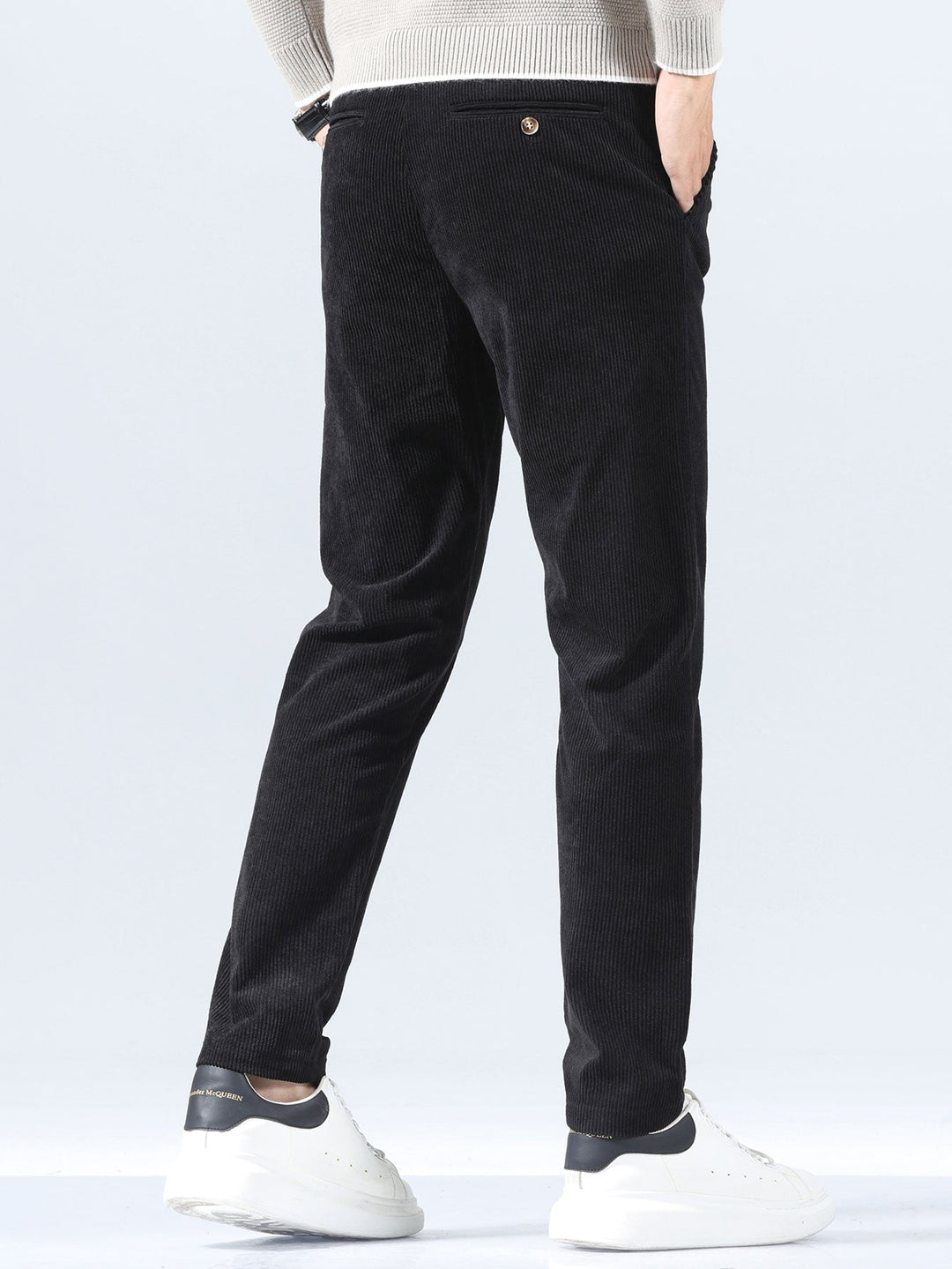 Slim Fit Corduroy Broek