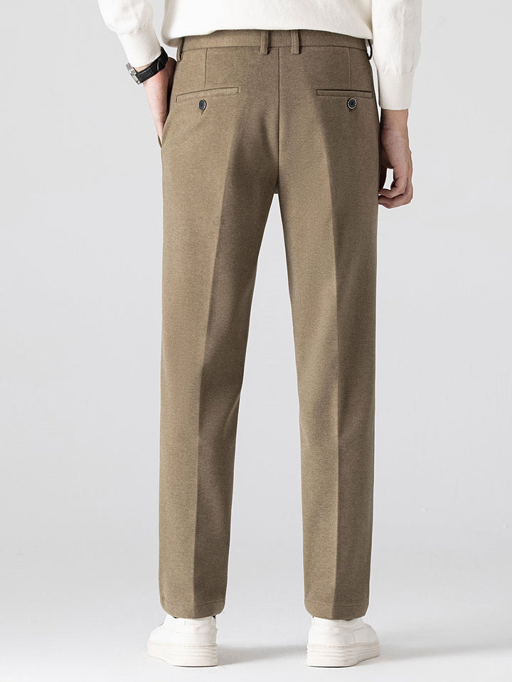 Wolachtige rechte pijpen broek