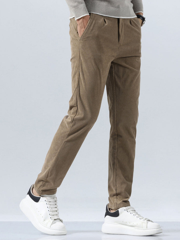 Slim Fit Corduroy Broek
