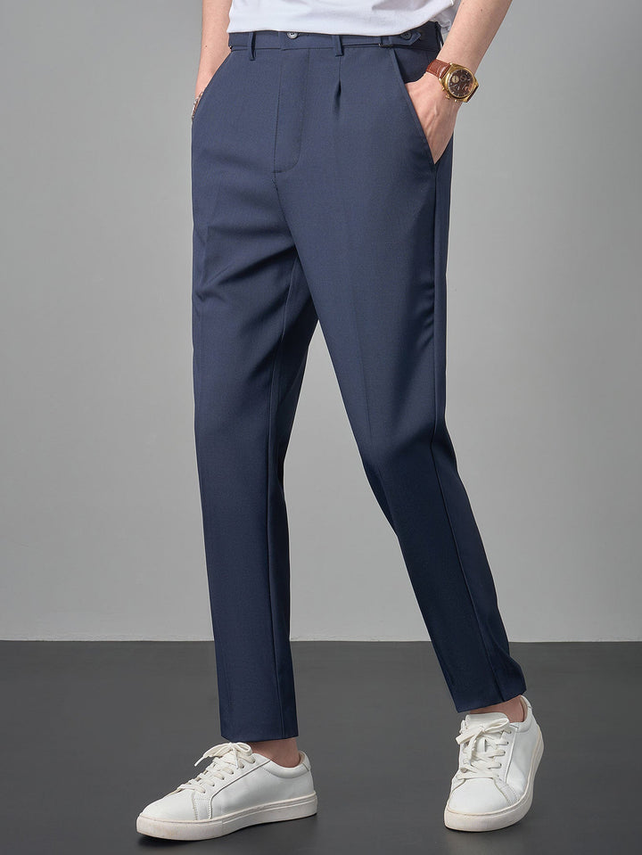 Slim Fit taps toelopende Naples broek