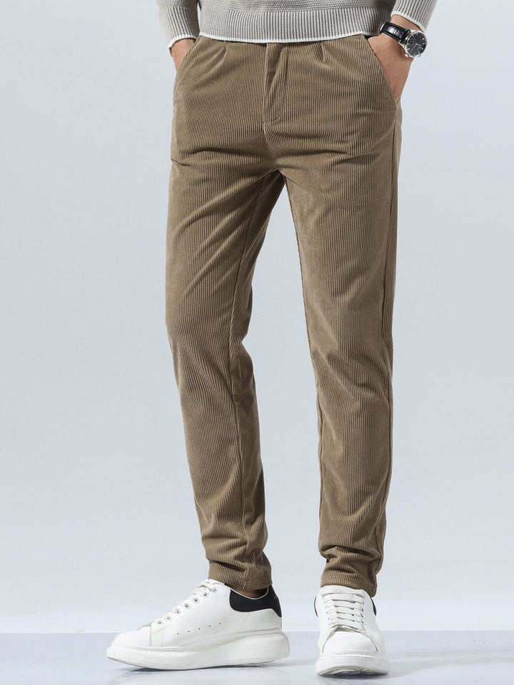 Slim Fit Corduroy Broek