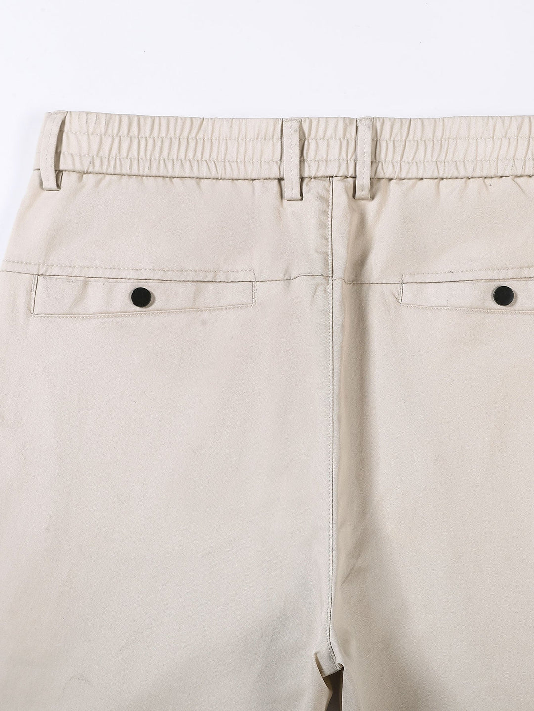 Rechte broek met elastische taille