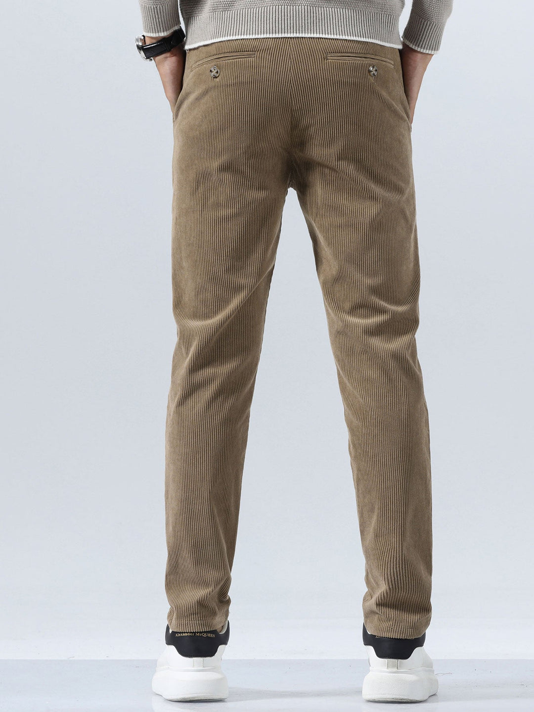 Slim Fit Corduroy Broek
