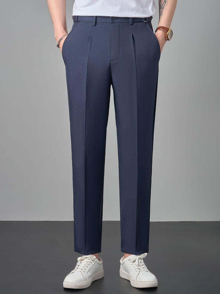 Slim Fit taps toelopende Naples broek