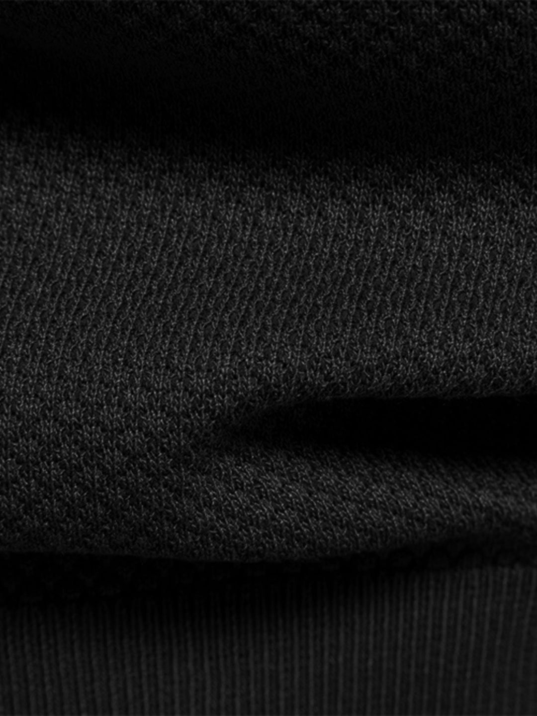 Ananasstructuur Gebreid V-hals Polo Shirt