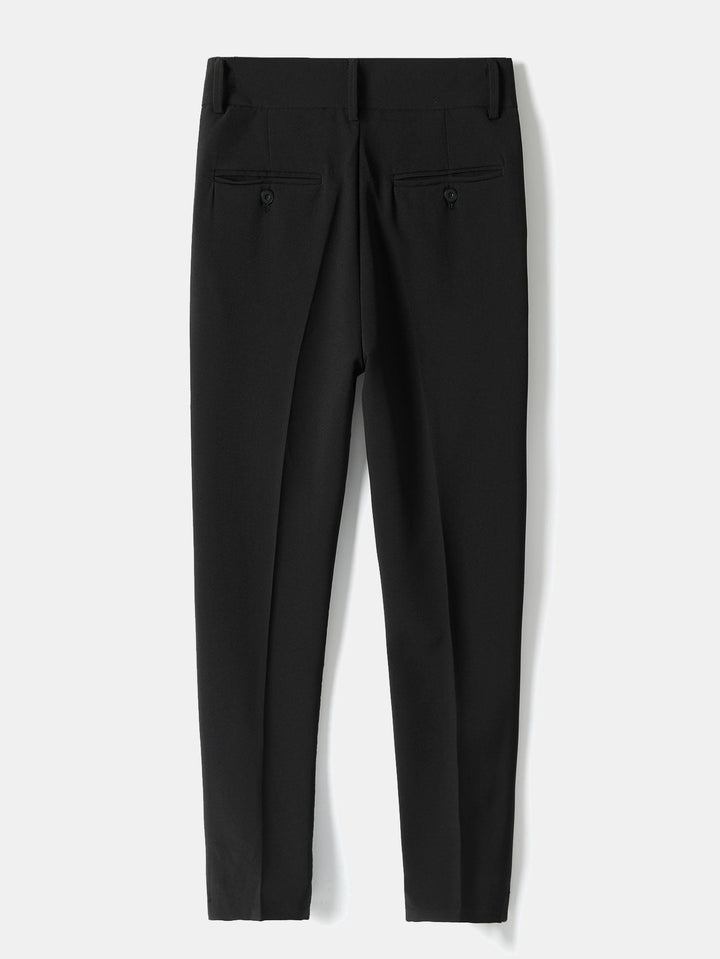 Slim Fit taps toelopende cropped broek