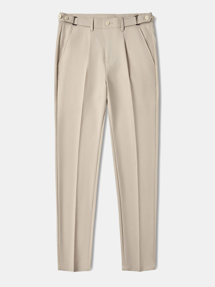 Slim Fit taps toelopende Naples broek