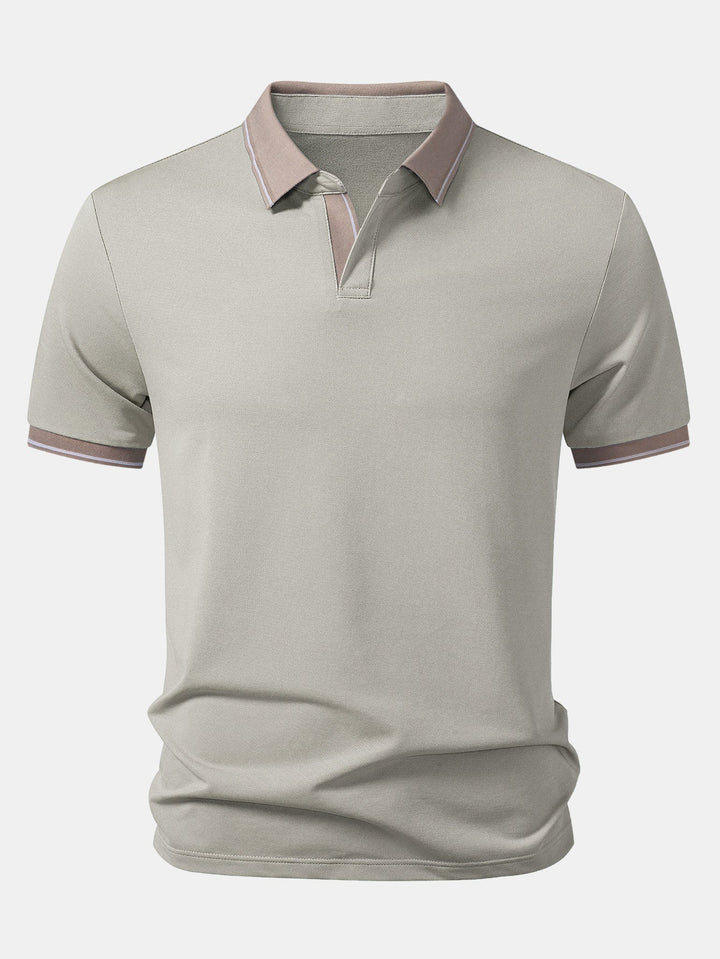 Contrast Johnny Collar Polo