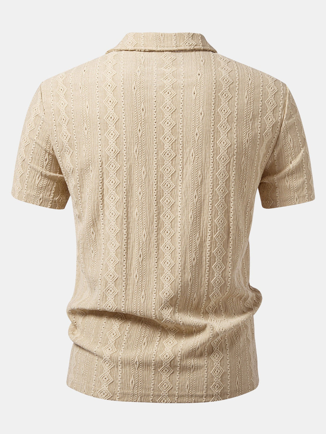 Geometric Jacquard Polo