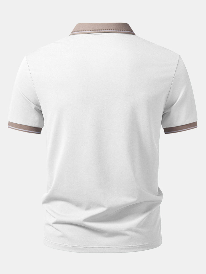 Contrast Johnny Collar Polo