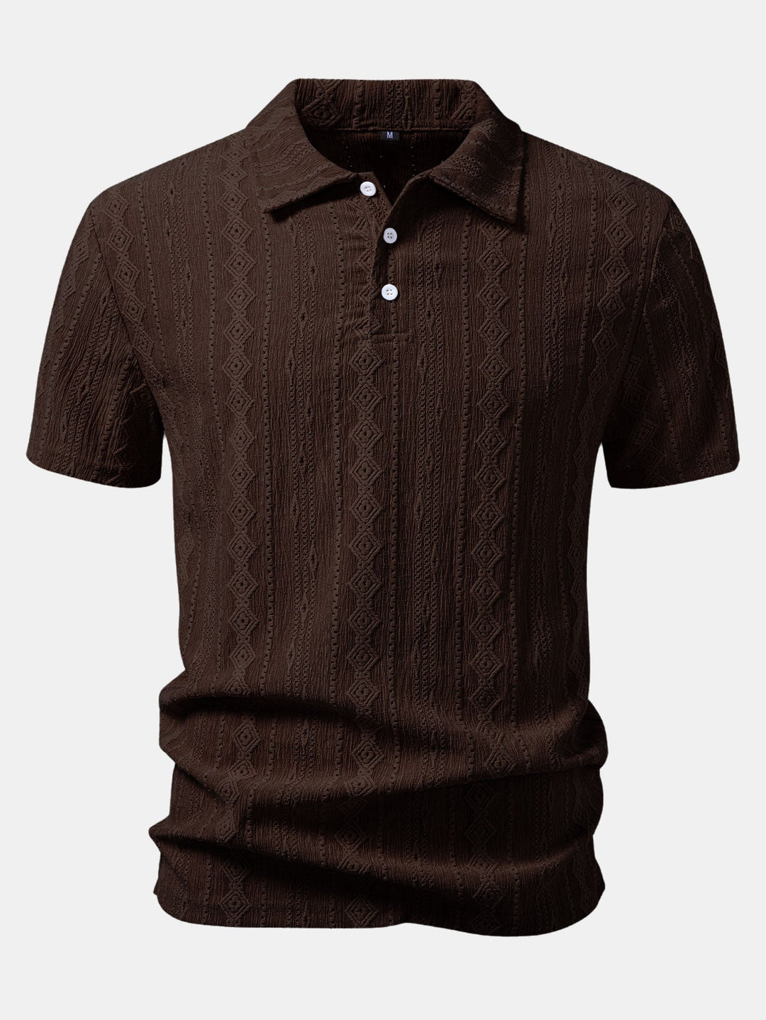 Geometric Jacquard Polo