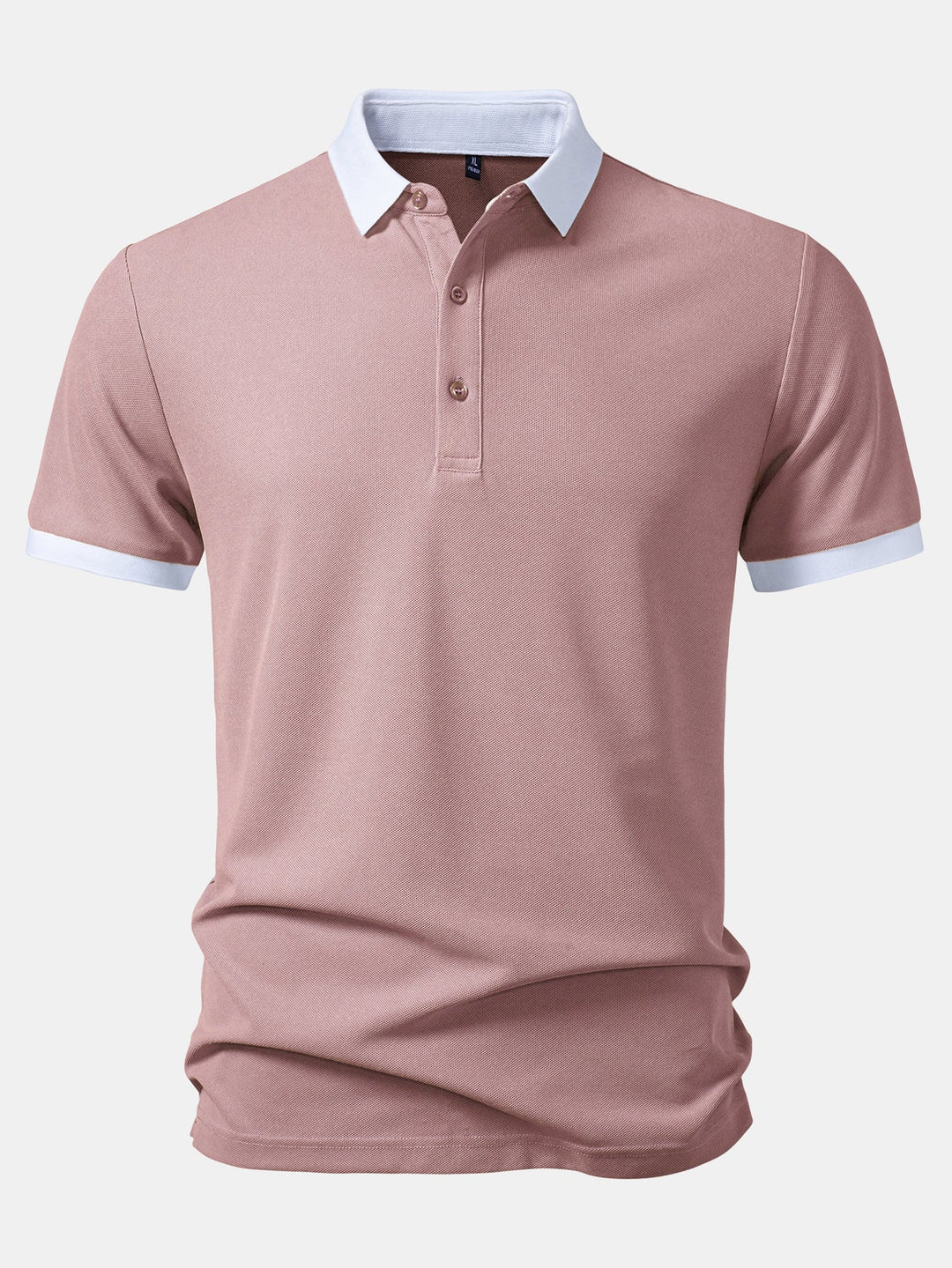 Contrast Collar Polo