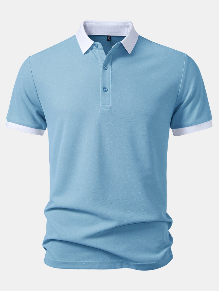 Contrast Collar Polo