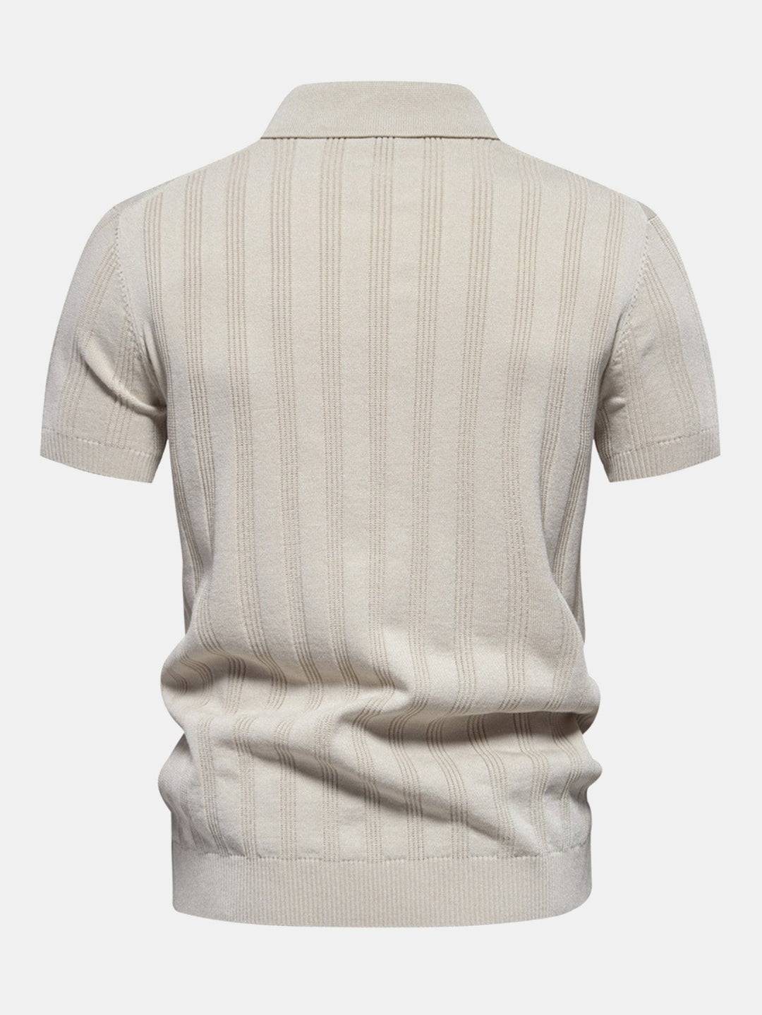 Gestreept Gebreid Polo Shirt