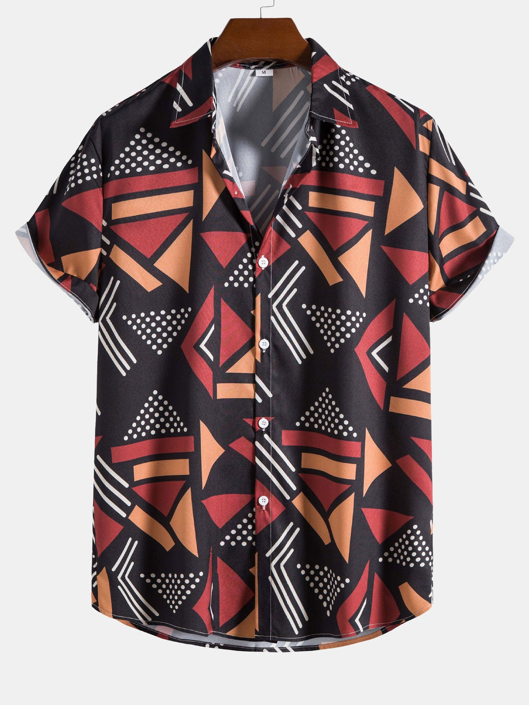 Geometrische Print Shirt & Zwemshorts