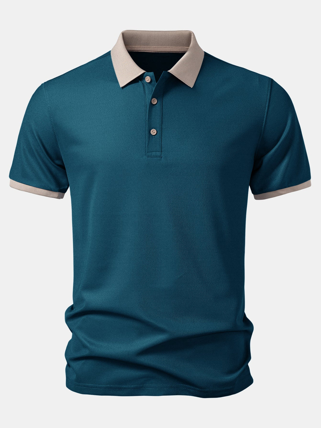 Contrast Collar Polo