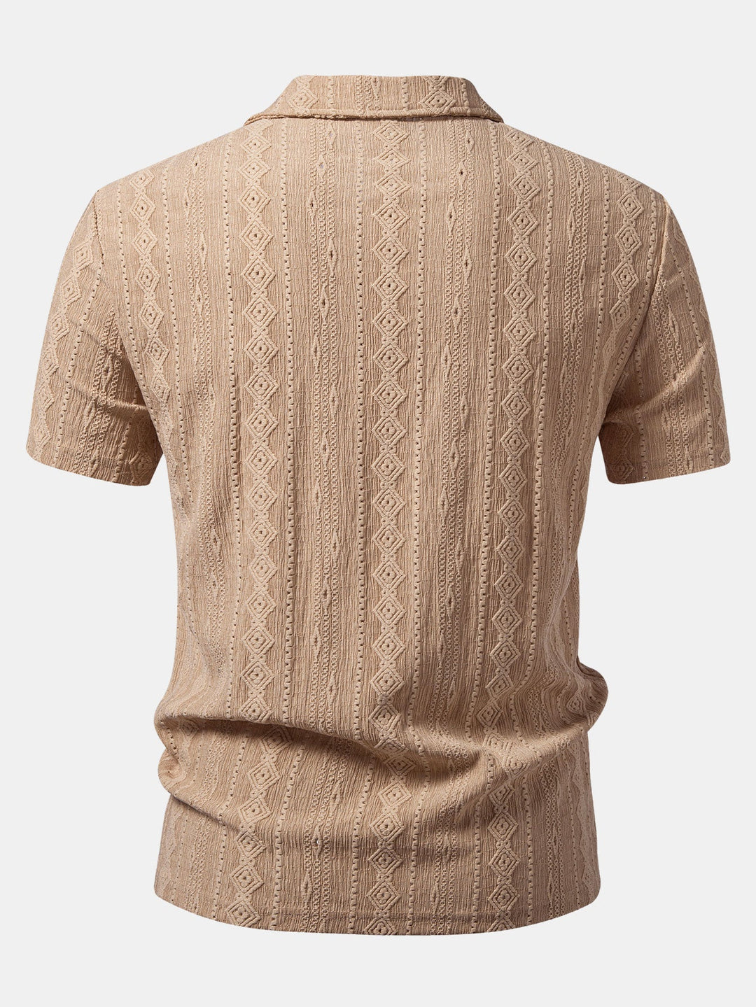 Geometric Jacquard Polo