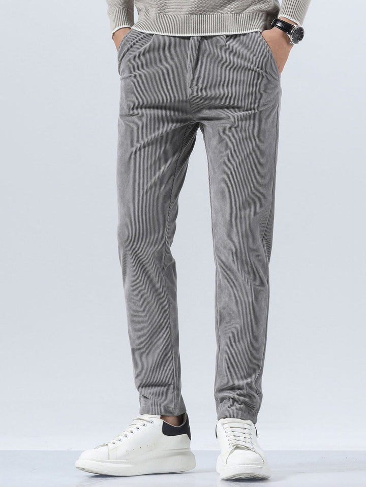 Slim Fit Corduroy Broek