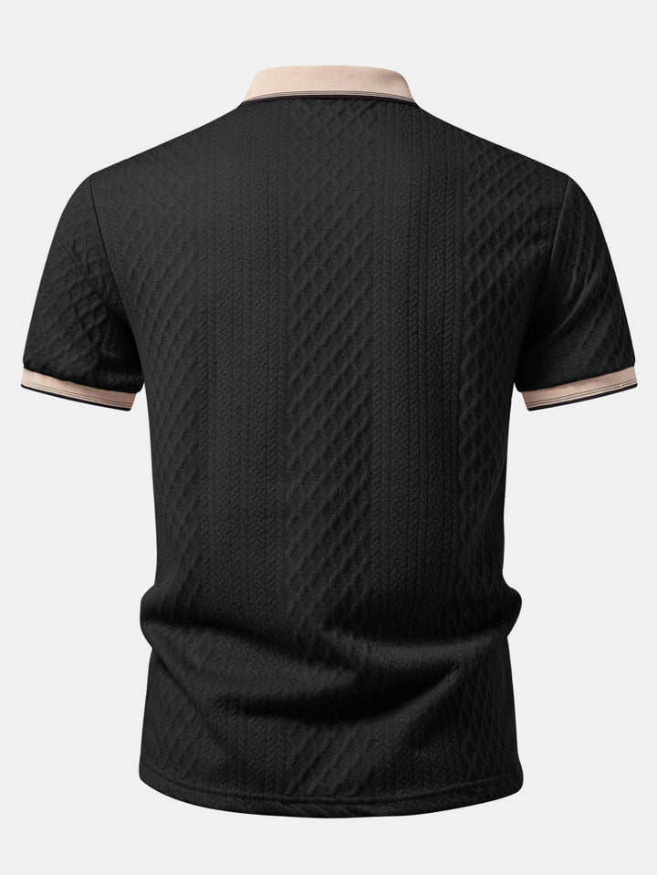 Geometry Jacquard Polo
