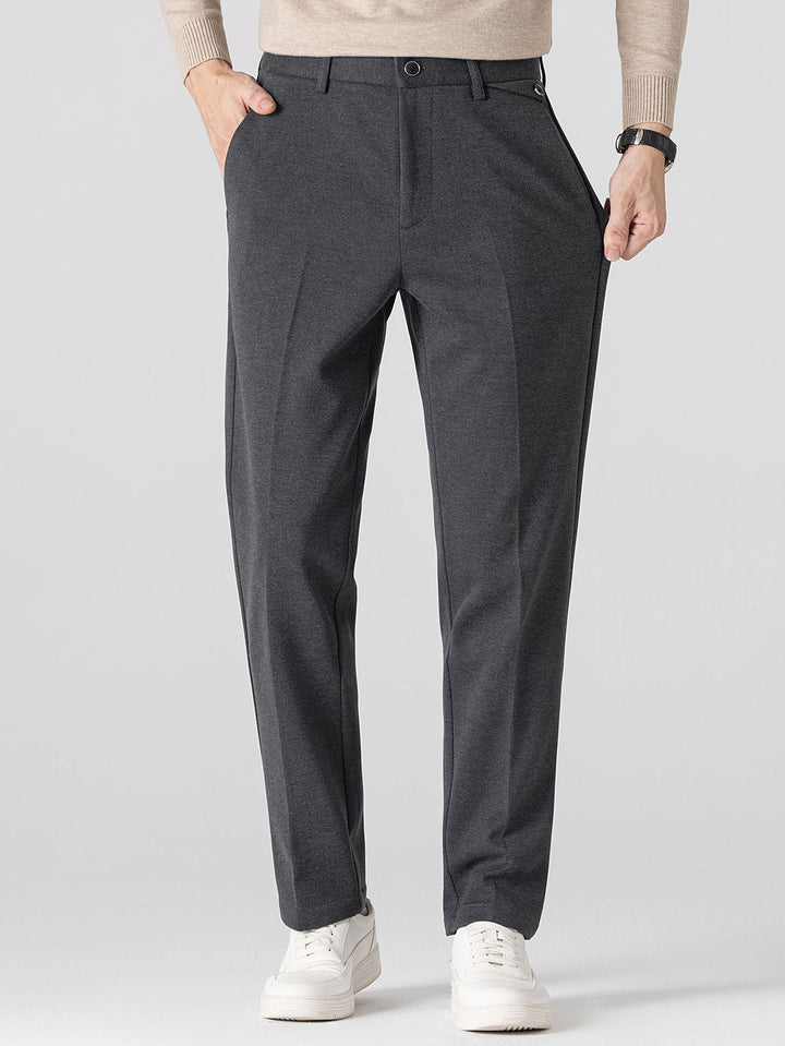 Wolachtige rechte pijpen broek