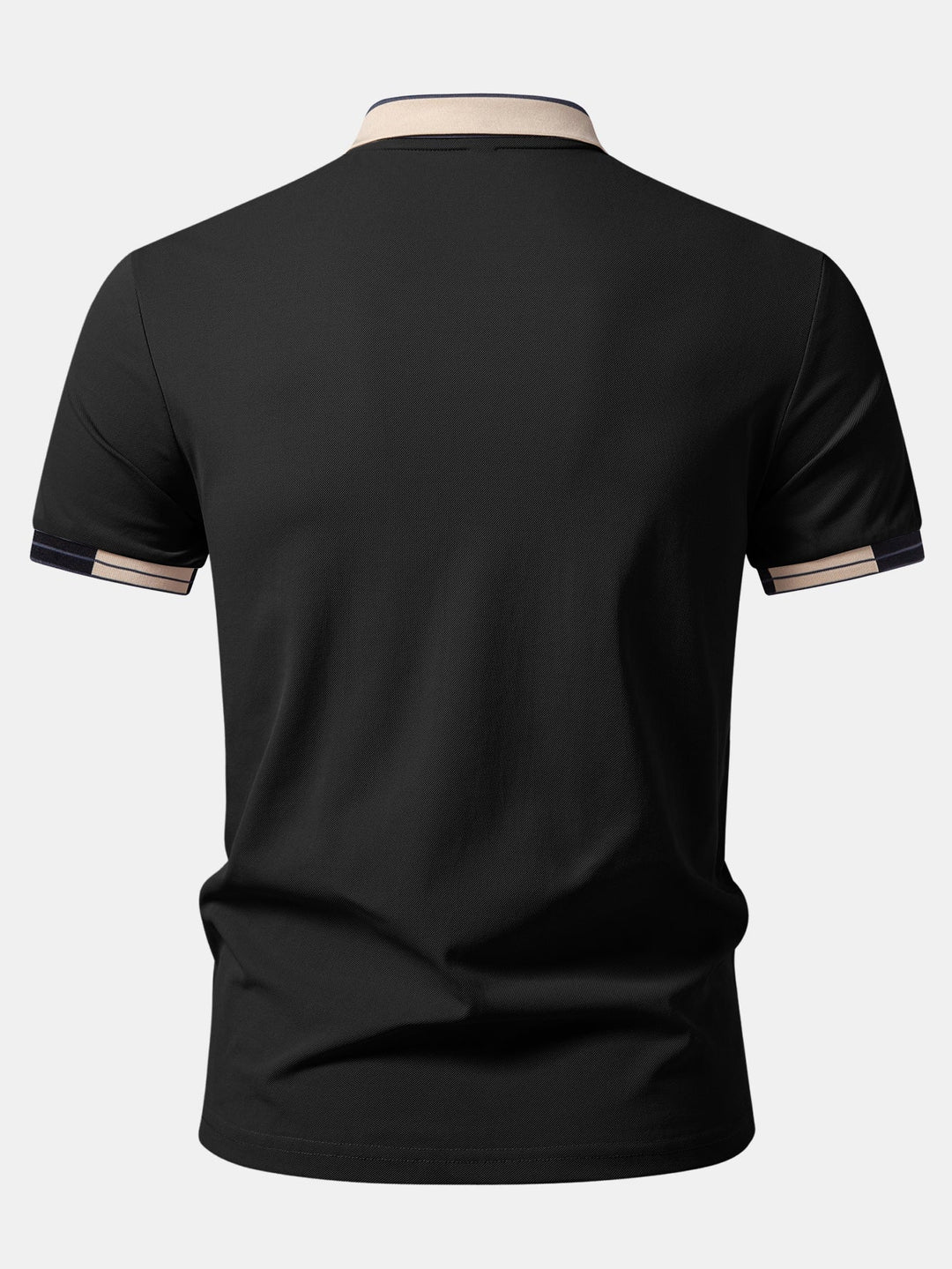 Milano Print Contrast Trim Polo