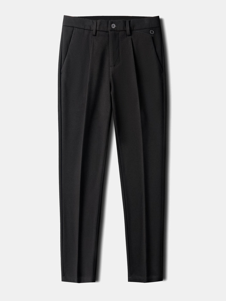Wolachtige rechte pijpen broek