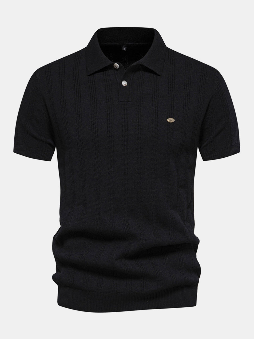Gestreept Gebreid Polo Shirt