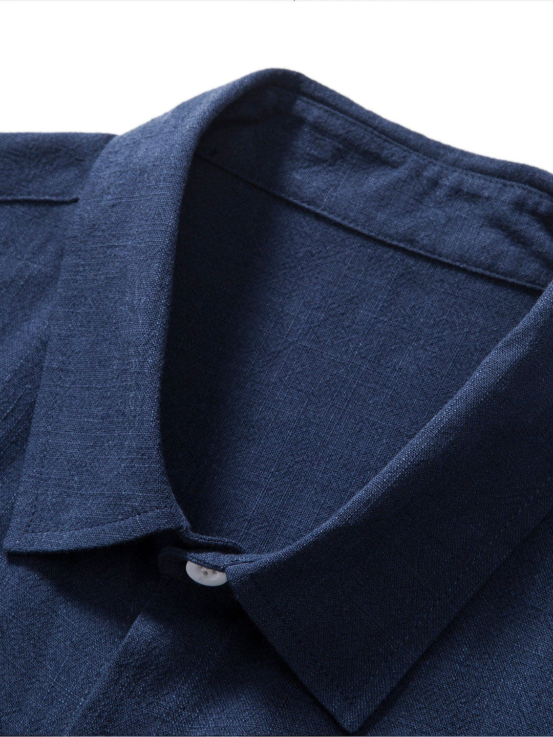 Linnen Rayon Mix Knop-Up Shirt & Linnen Katoen Mix 11" Shorts