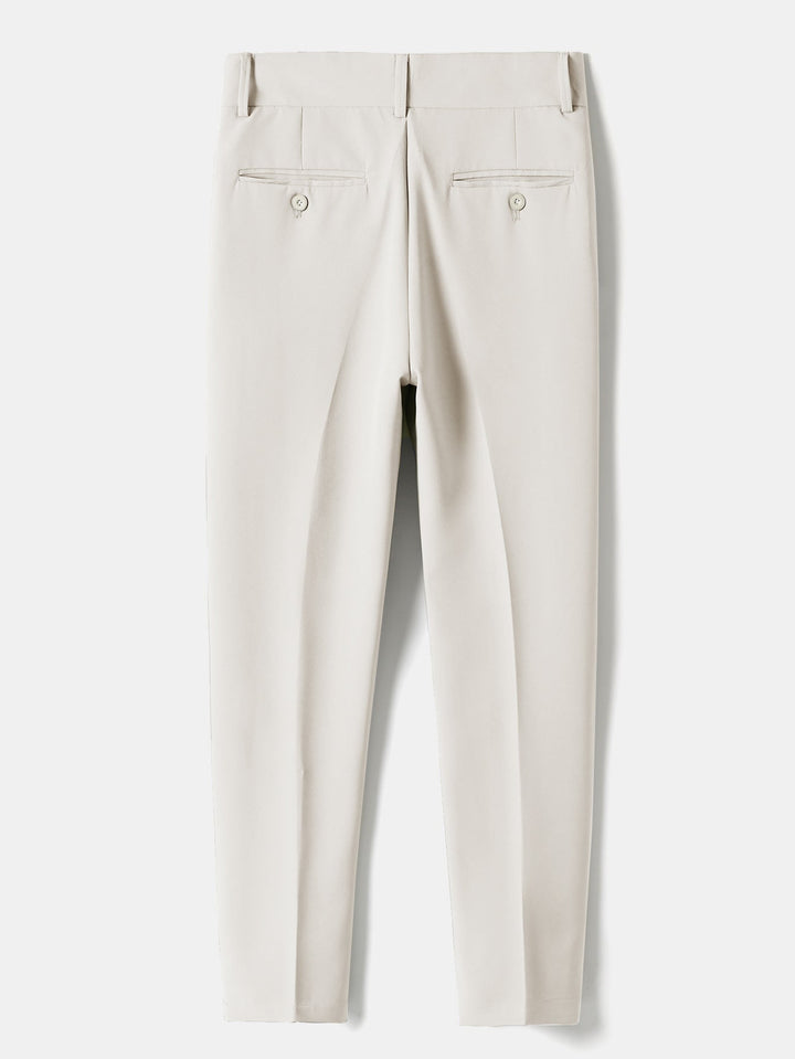 Slim Fit taps toelopende cropped broek