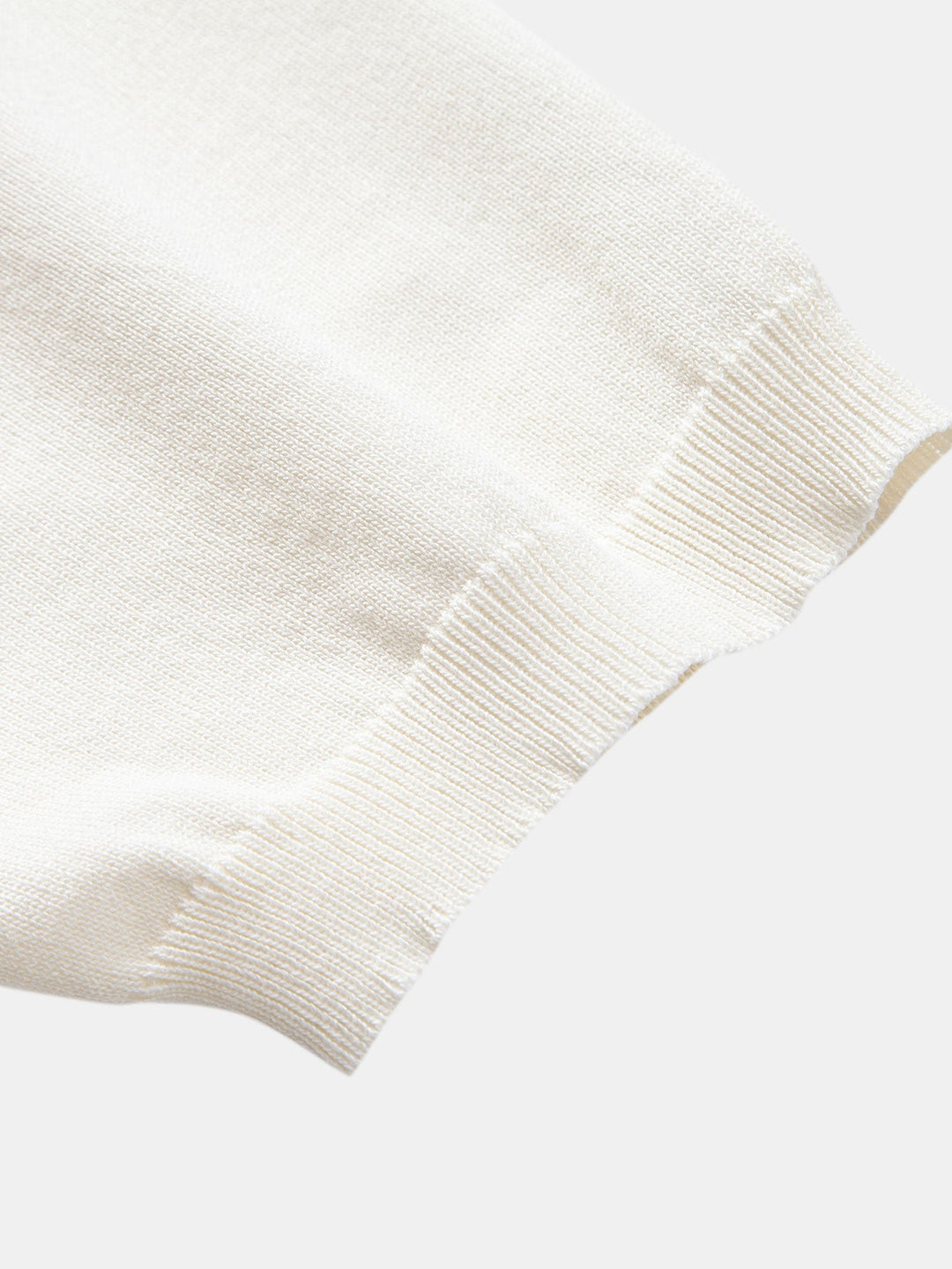 Gestreept geometrisch jacquard gebreid Polo shirt & slim fit taps toelopende broek