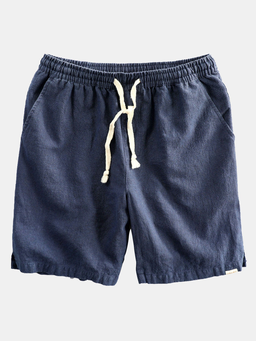 Linnen Rayon Mix Knopsluiting Shirt & Linnen Katoen Mix Touwsluiting Shorts