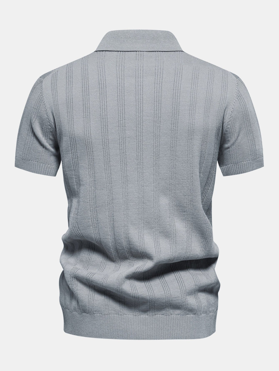 Gestreept Gebreid Polo Shirt