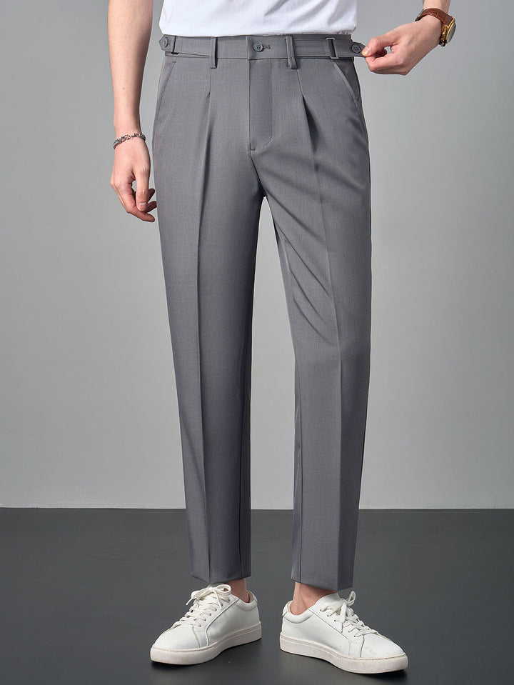 Slim Fit taps toelopende Naples broek