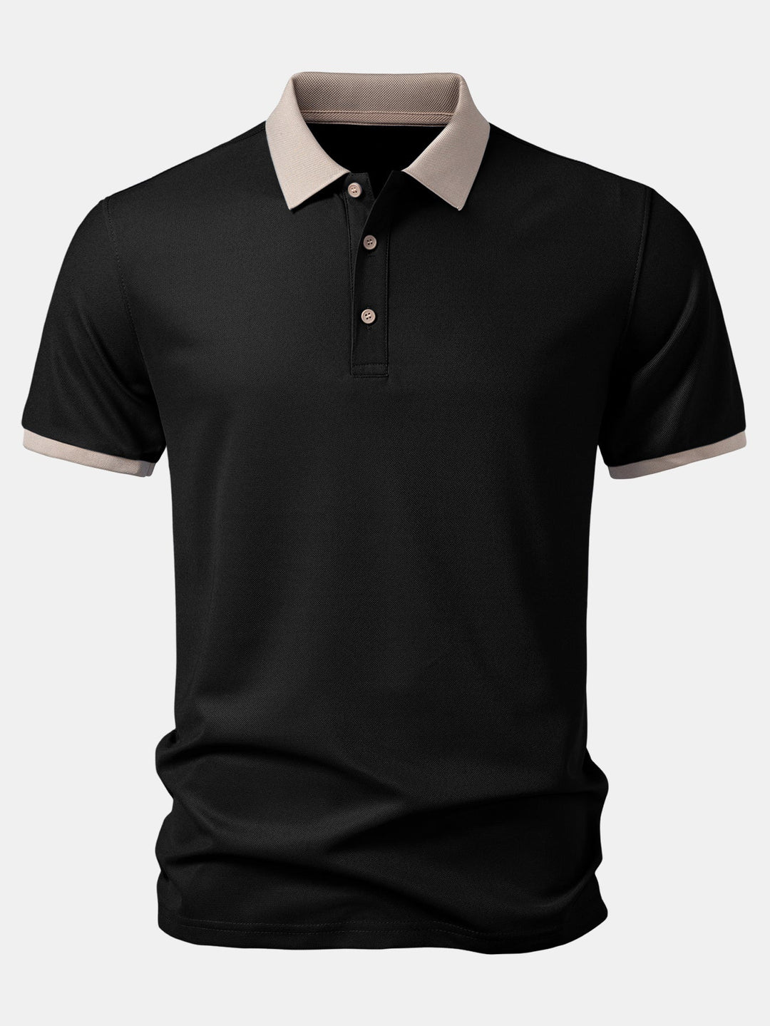 Contrast Collar Polo