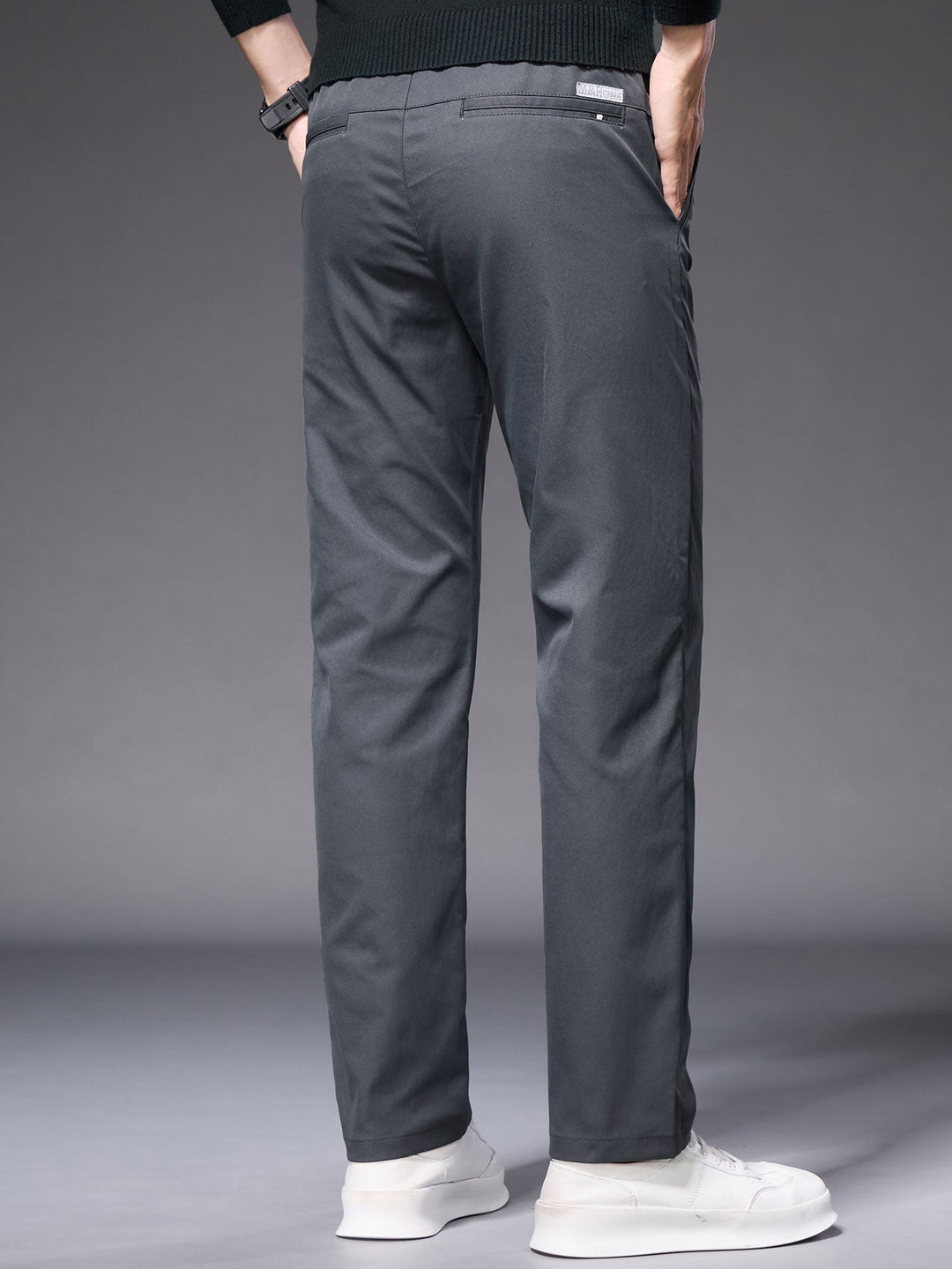 Warm Fleece-Lined Straight Leg Chino Pants