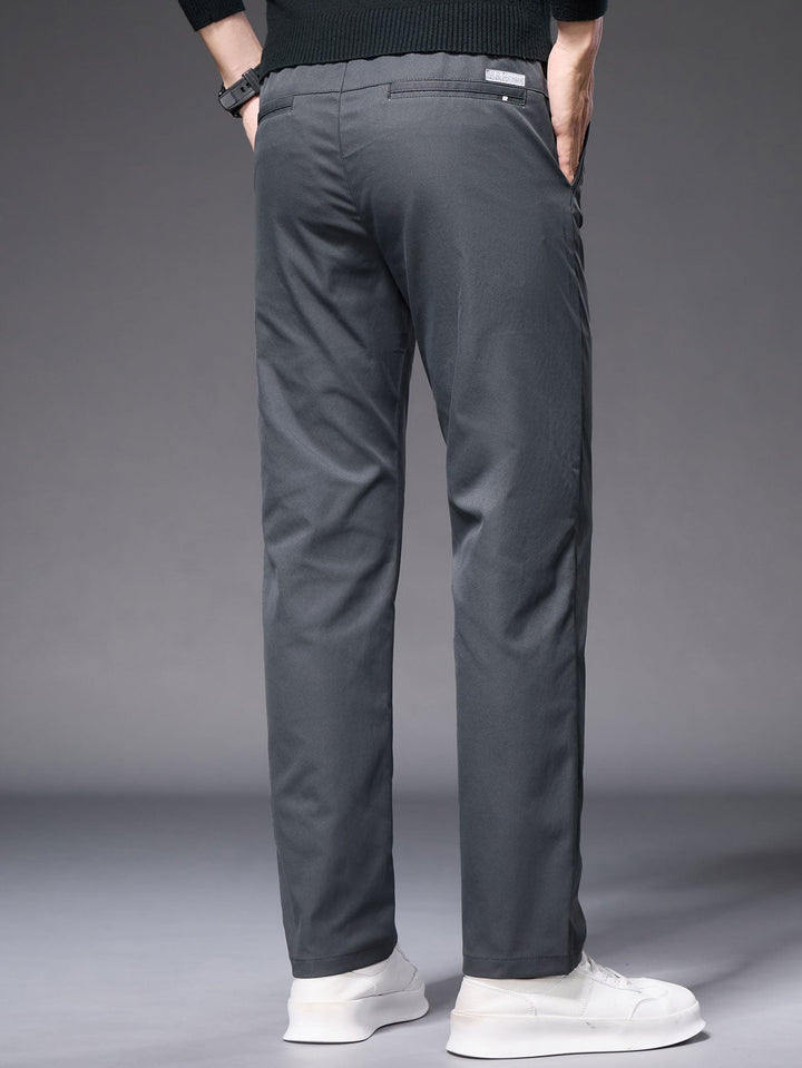 Warm Fleece-Lined Straight Leg Chino Pants