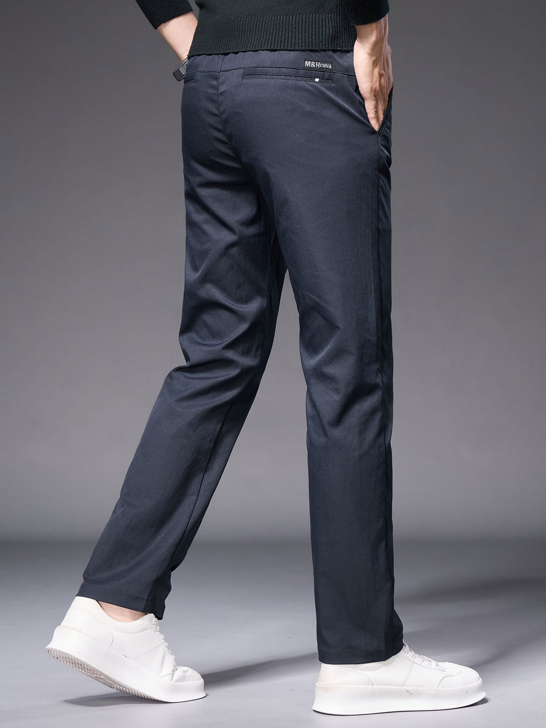 Warm Fleece-Lined Straight Leg Chino Pants