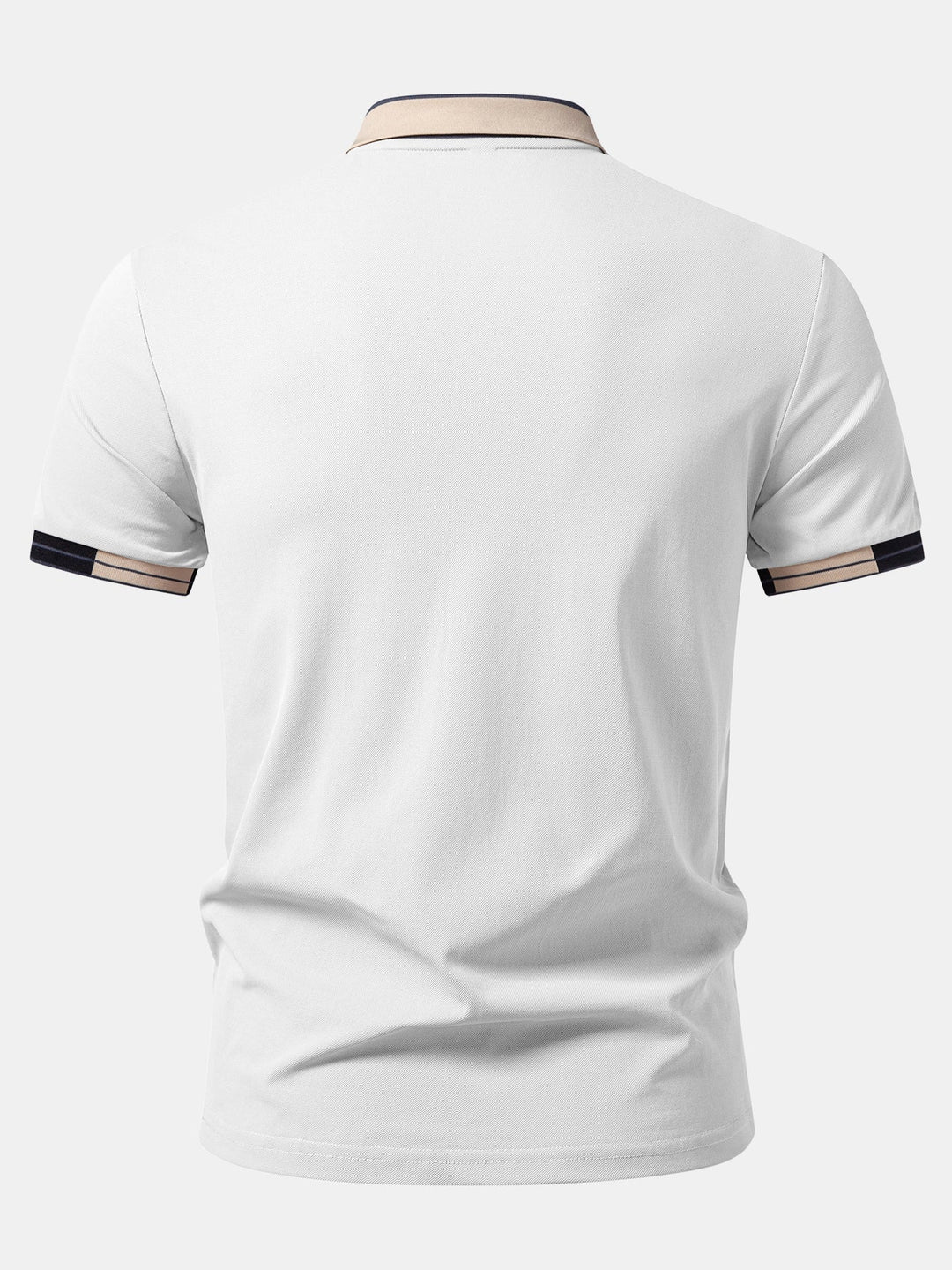 Milano Print Contrast Trim Polo