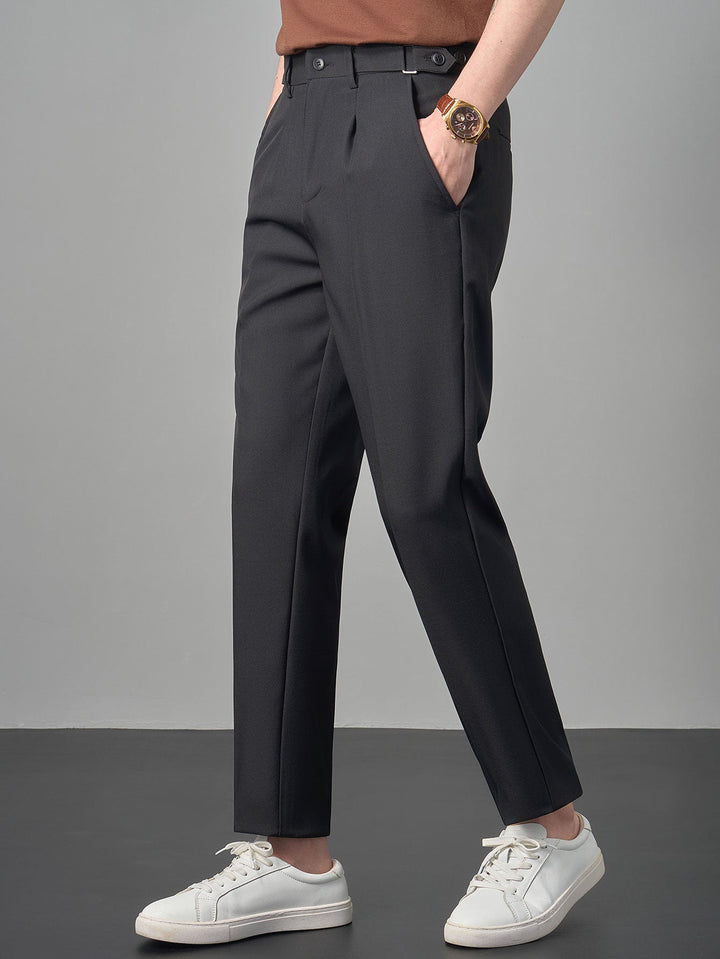 Slim Fit taps toelopende Naples broek