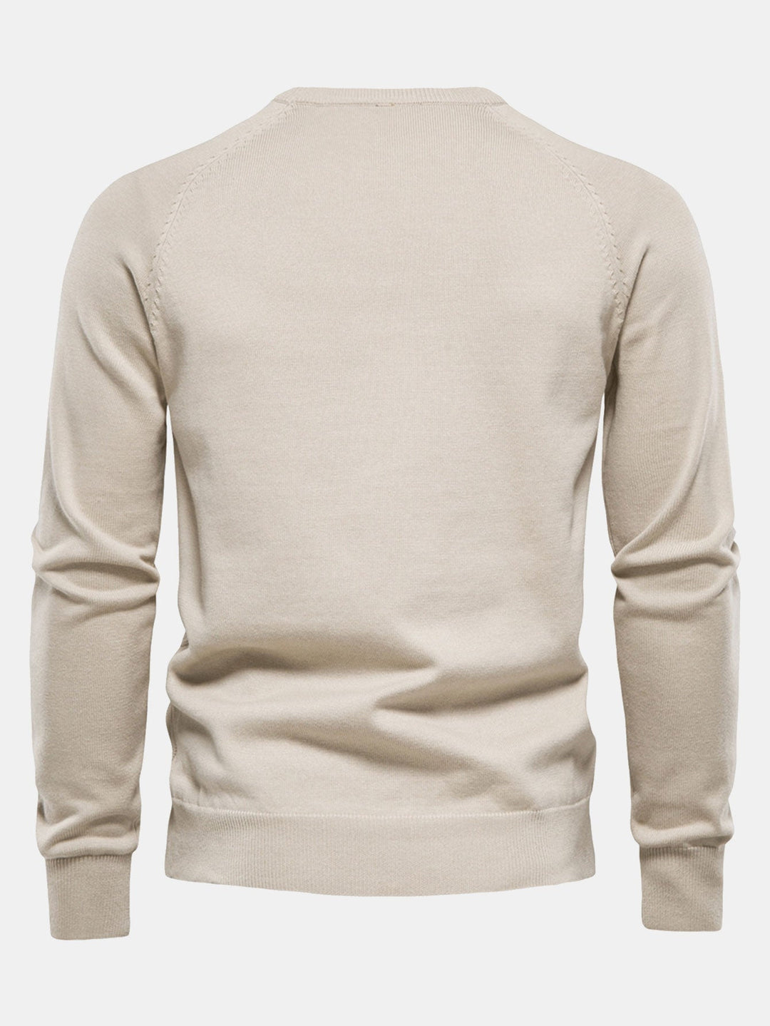 Geometry jacquard trui met ronde hals