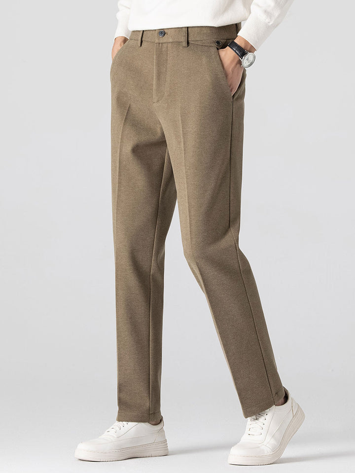 Wolachtige rechte pijpen broek