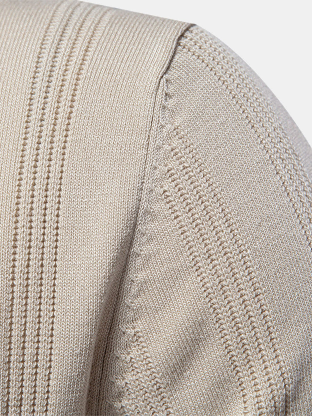 Gestreept Gebreid Polo Shirt